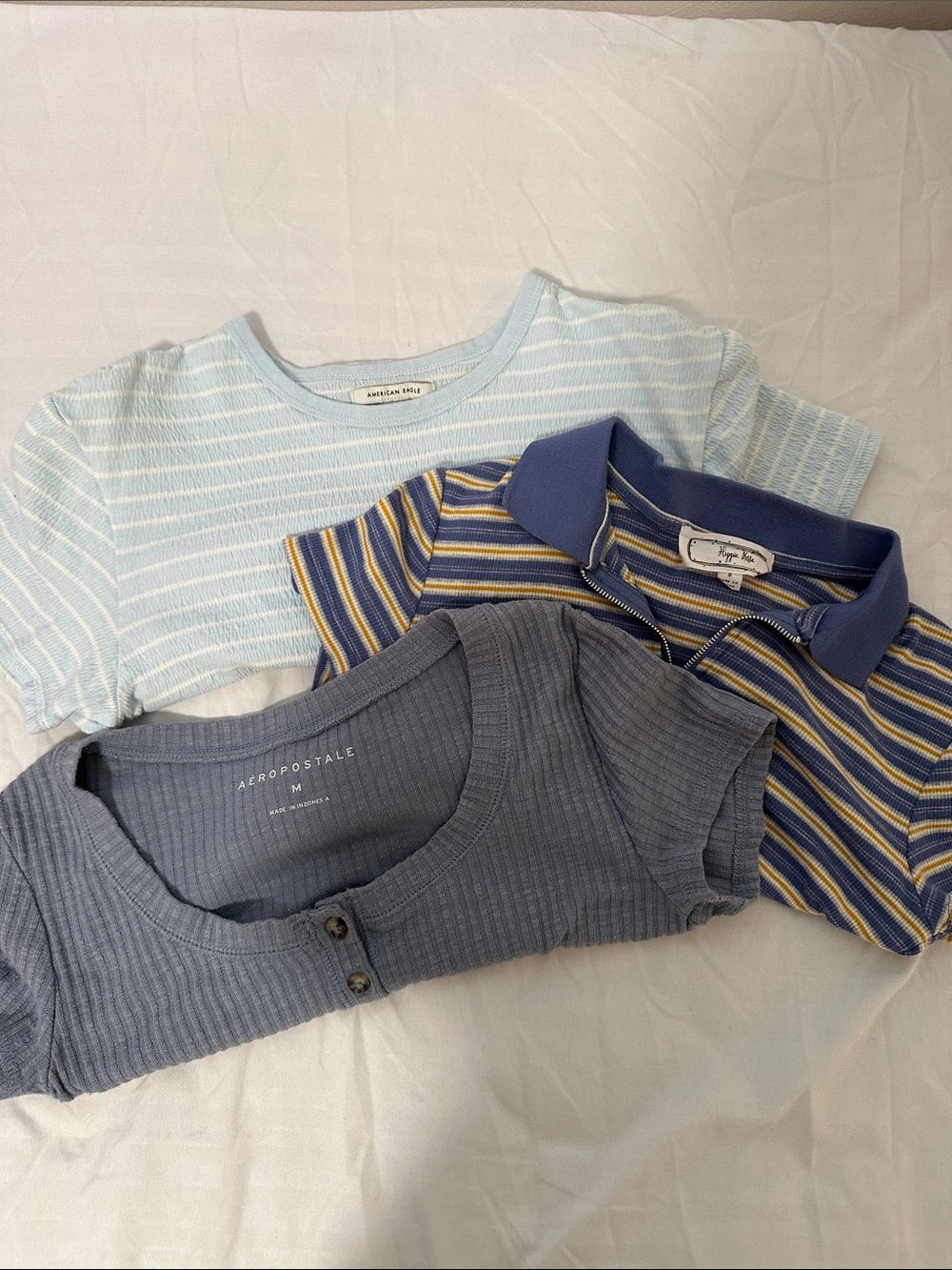 Bundle of 3- American Eagle, Aeropostale, and Hippie Rose Tops